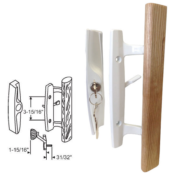 Gordon Glass Co Stb Sliding Glass Patio Door Handle Set Mortise Type